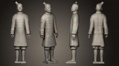 Figurines of people Terracotta Warrior 3d model